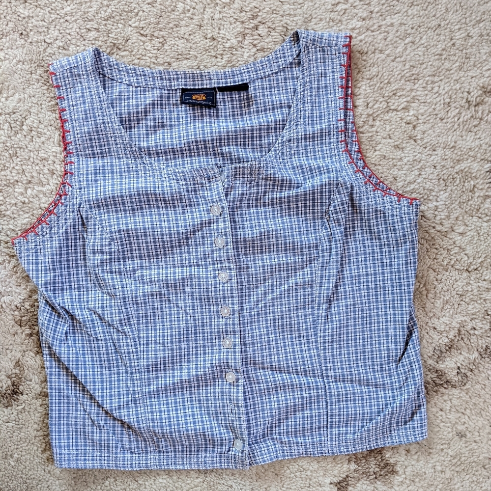 Route 66 Top With Embroidered Detail